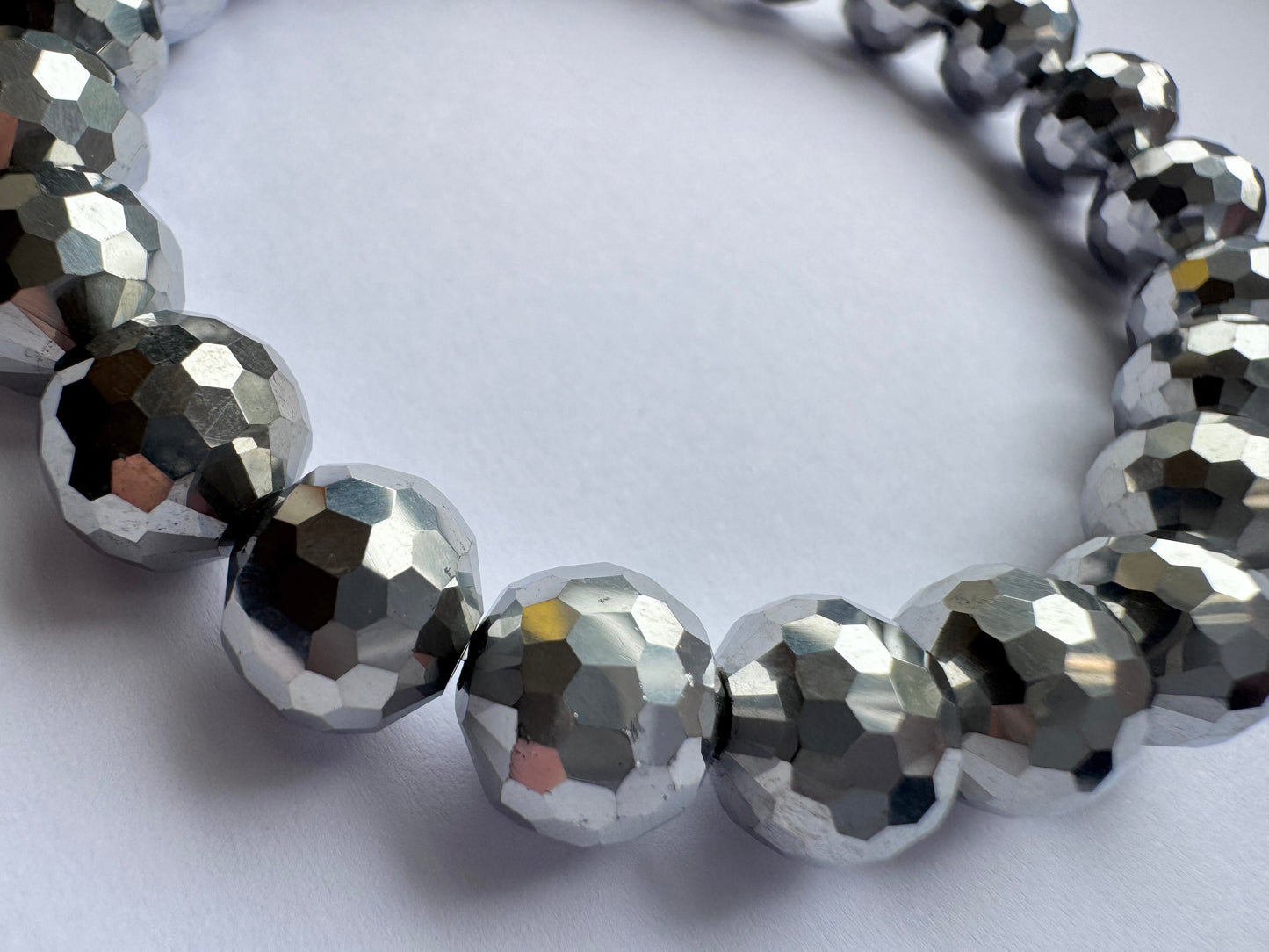 Disco ball stretch bracelet