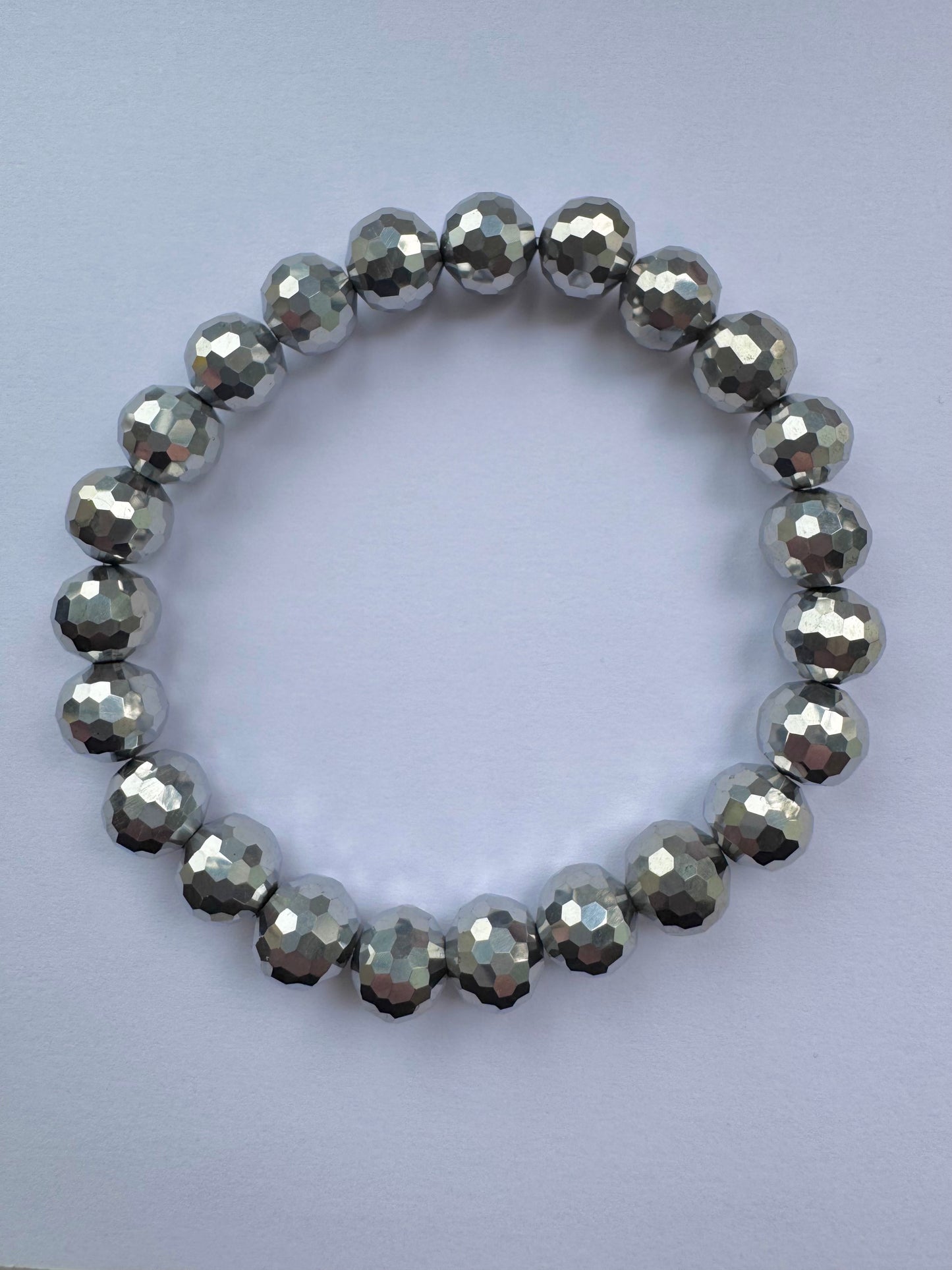 Disco ball stretch bracelet
