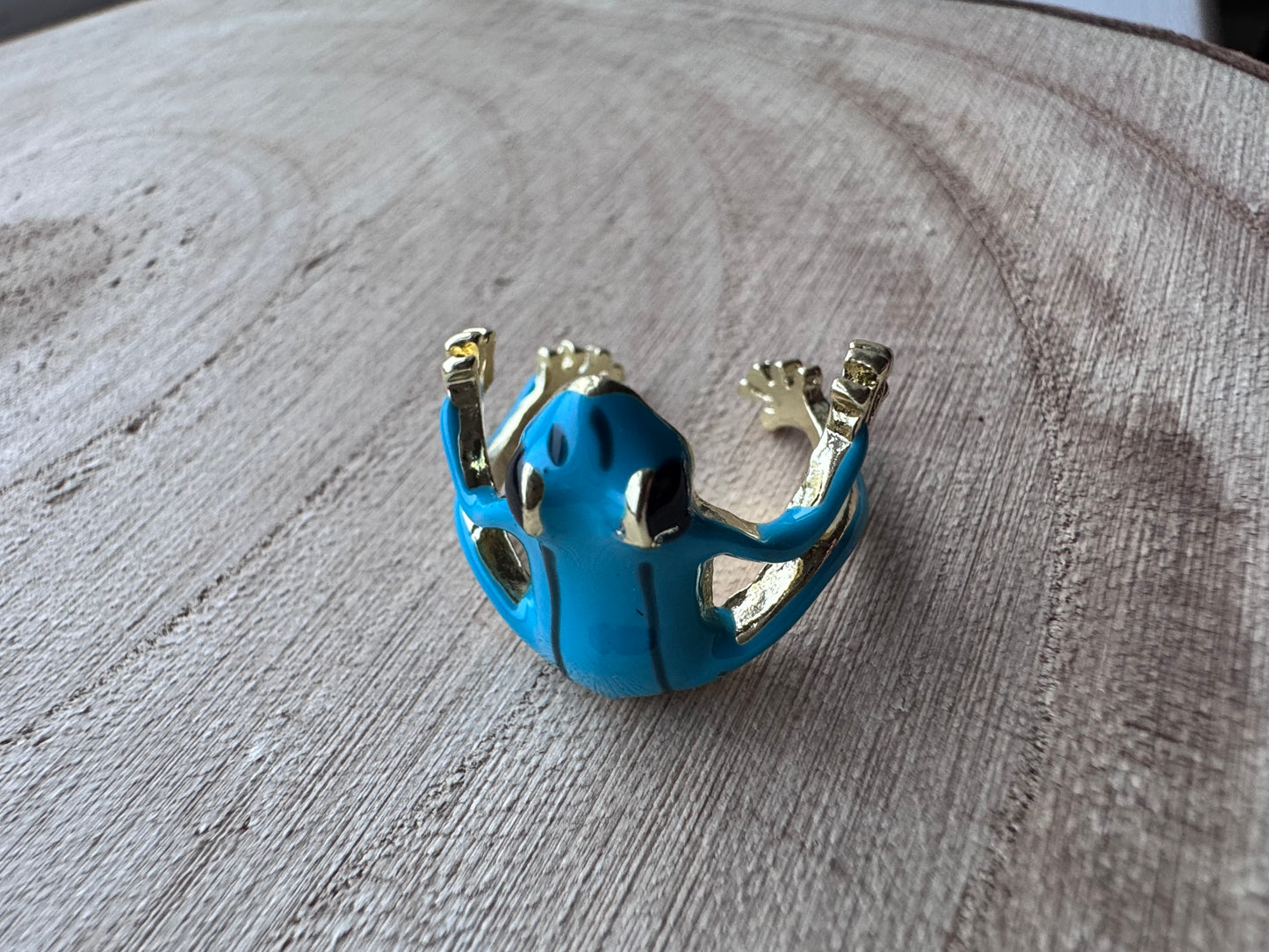 frog enamel ring