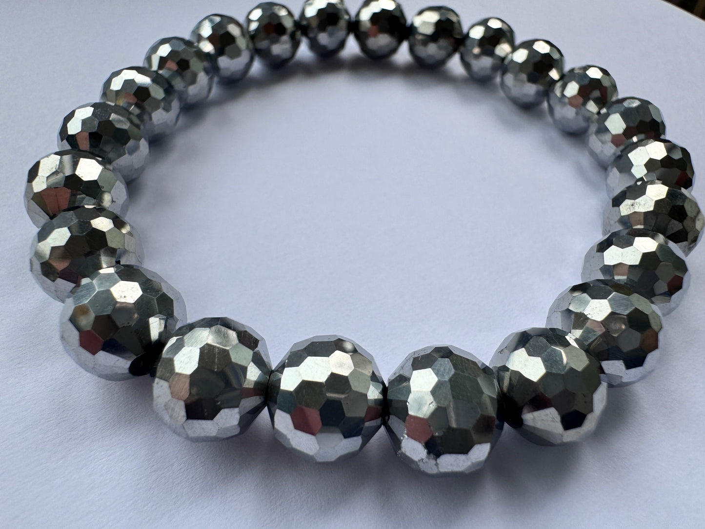 Disco ball stretch bracelet