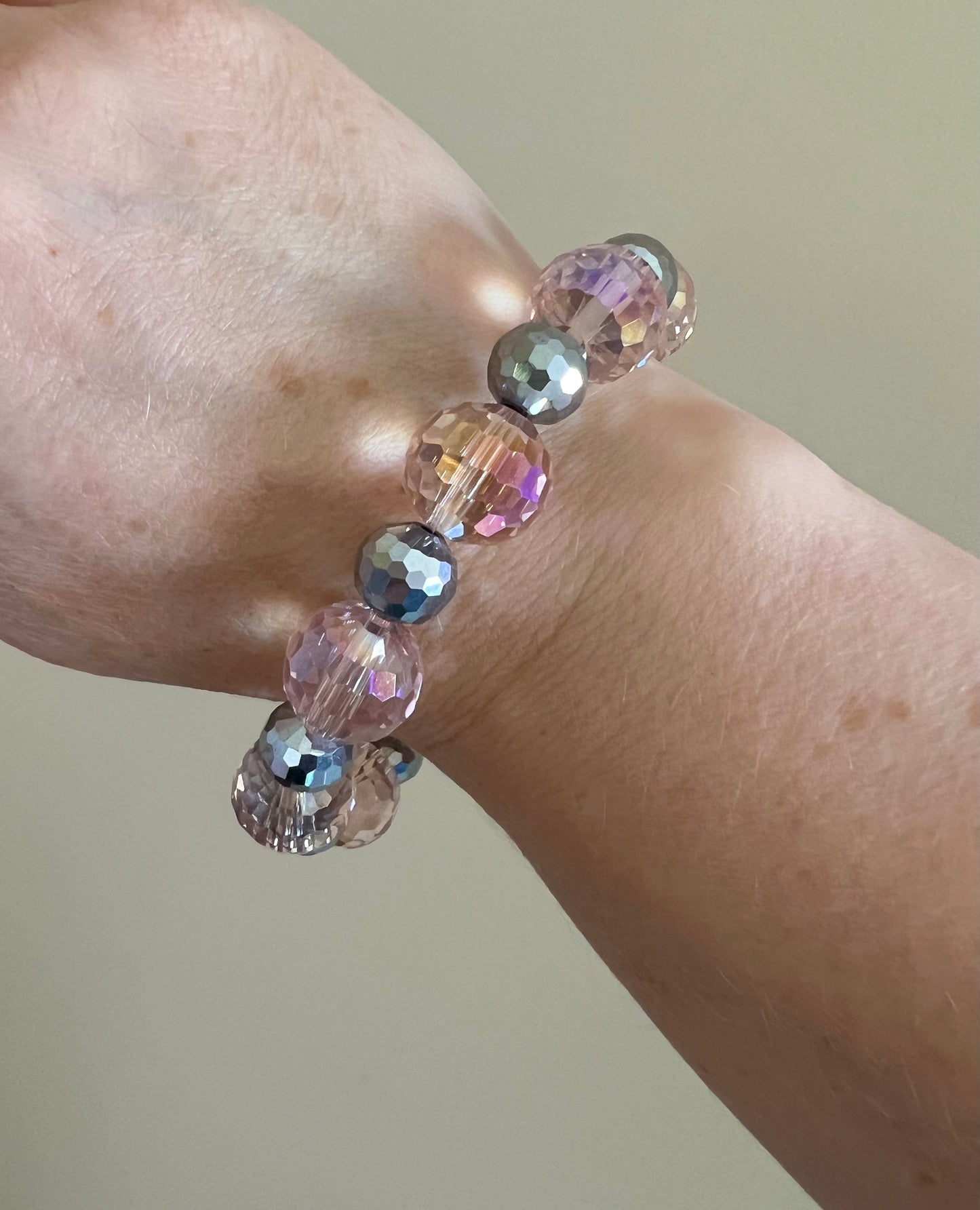 sparkly disco bracelet