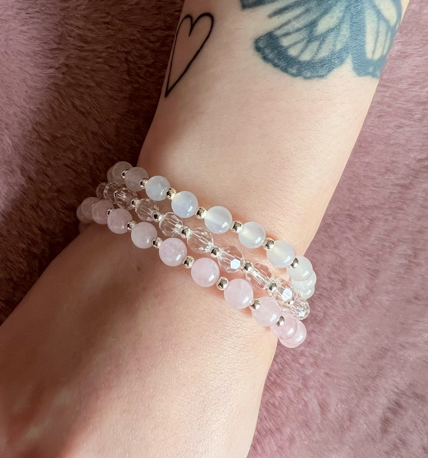 Rose quartz bracelet