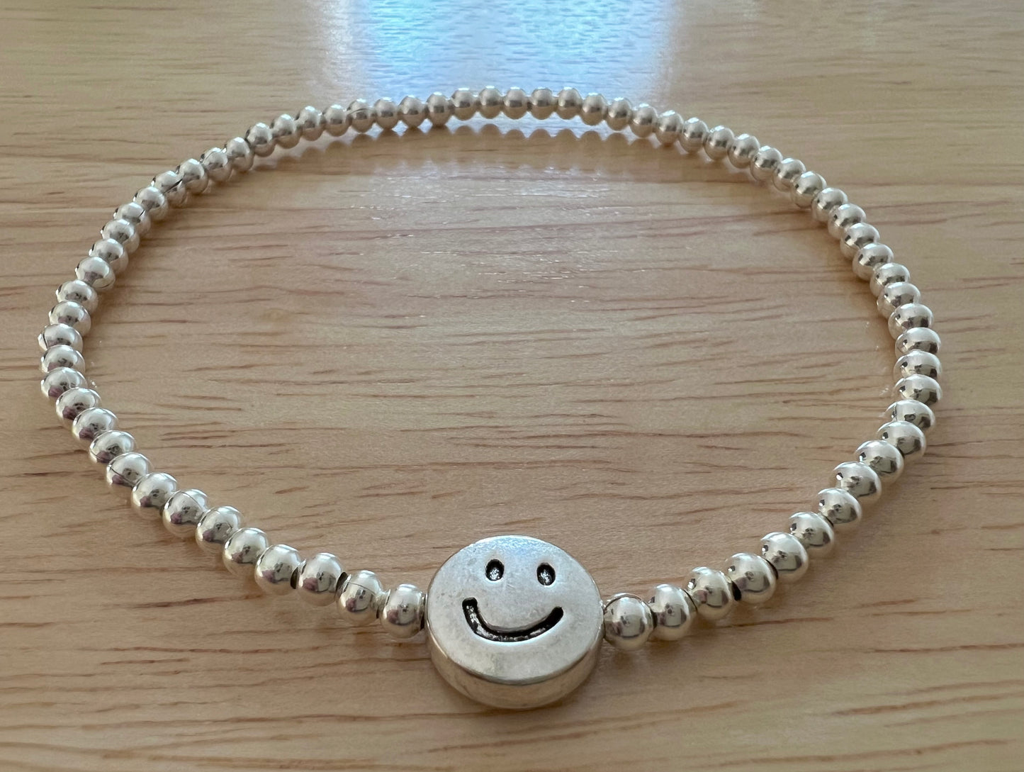 Smiley silver bracelet