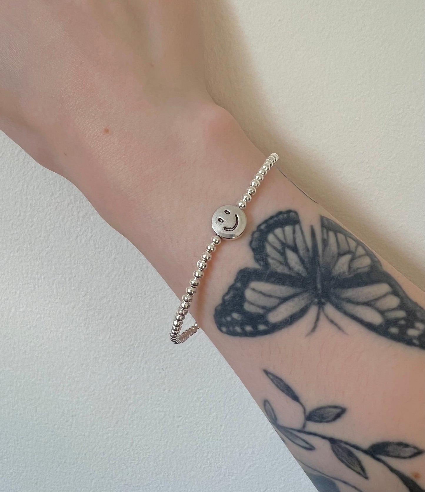 Smiley silver bracelet