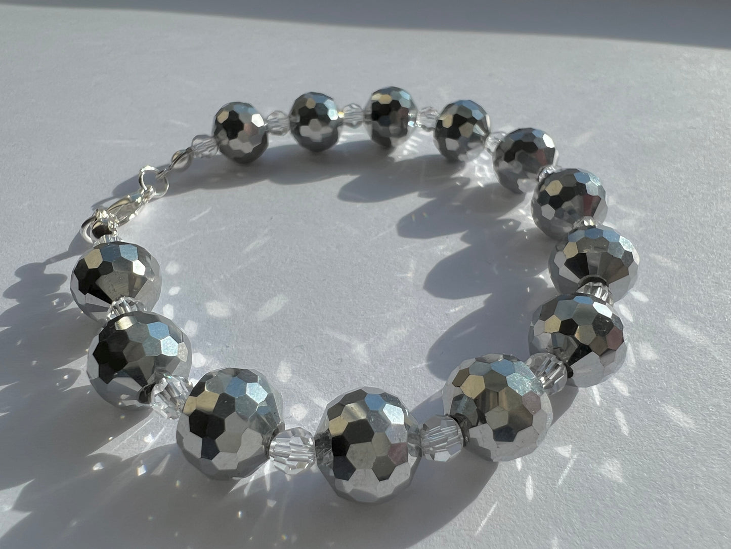 Disco ball bracelet