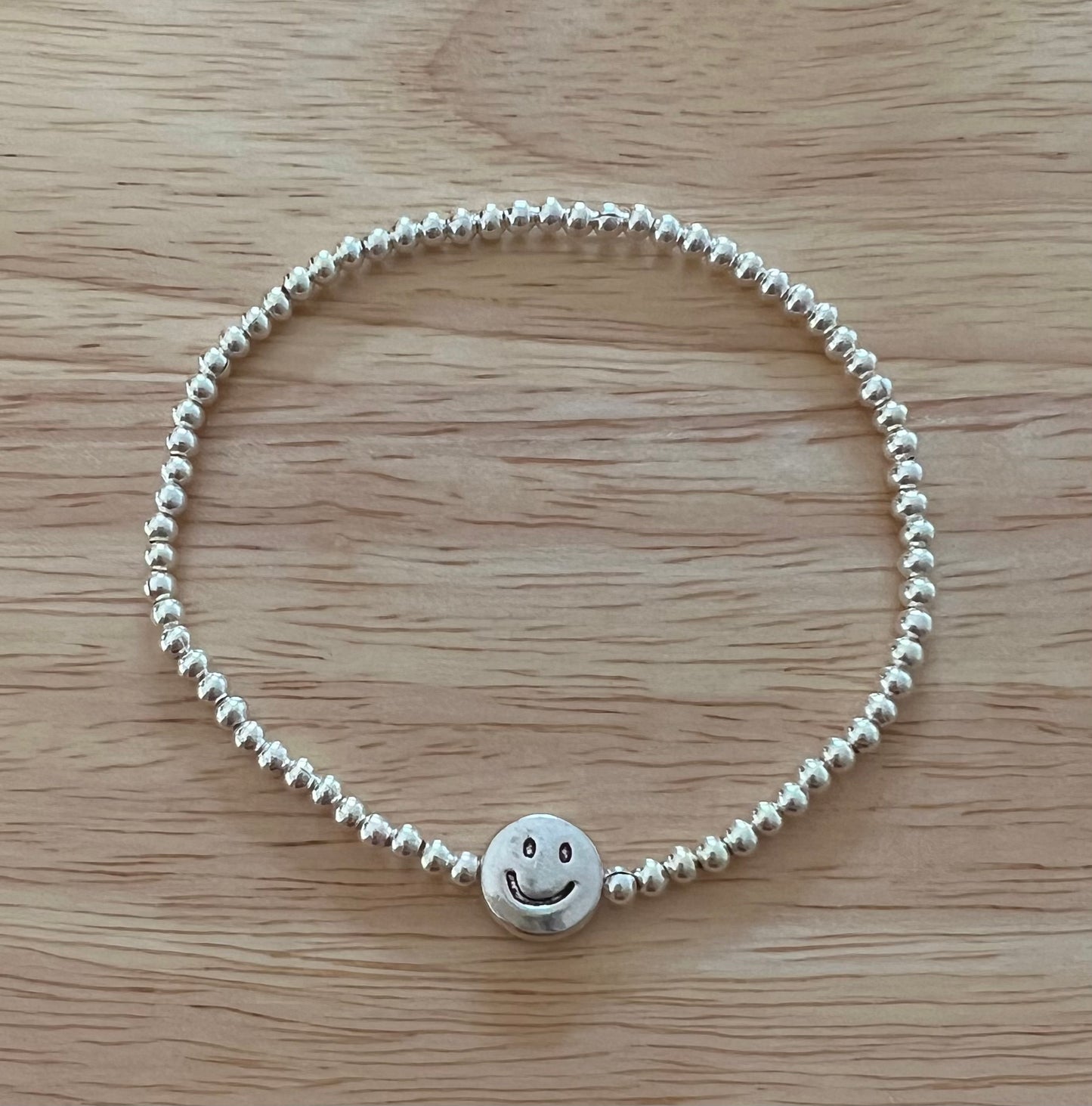 Smiley silver bracelet