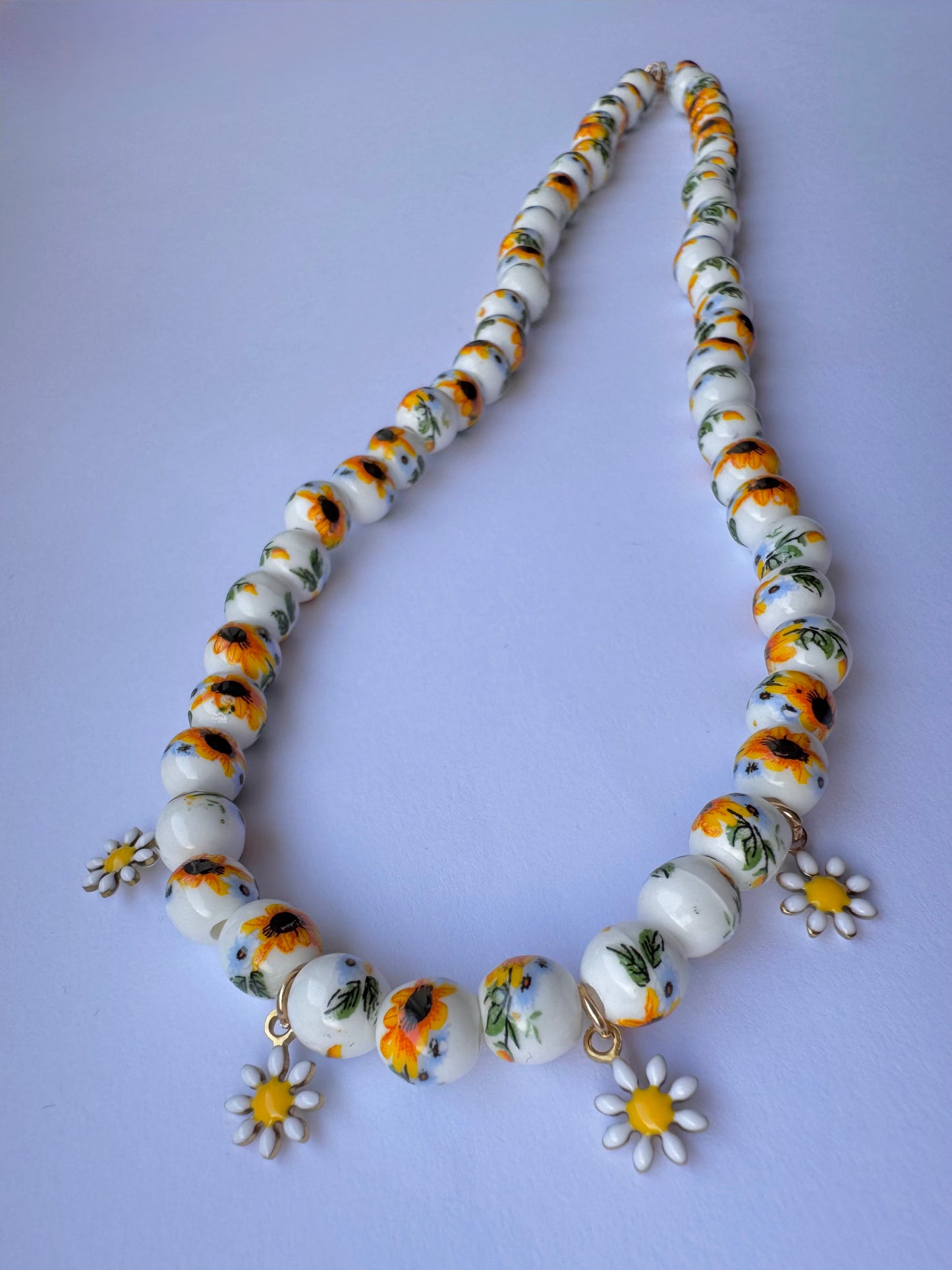 ceramic summer necklace