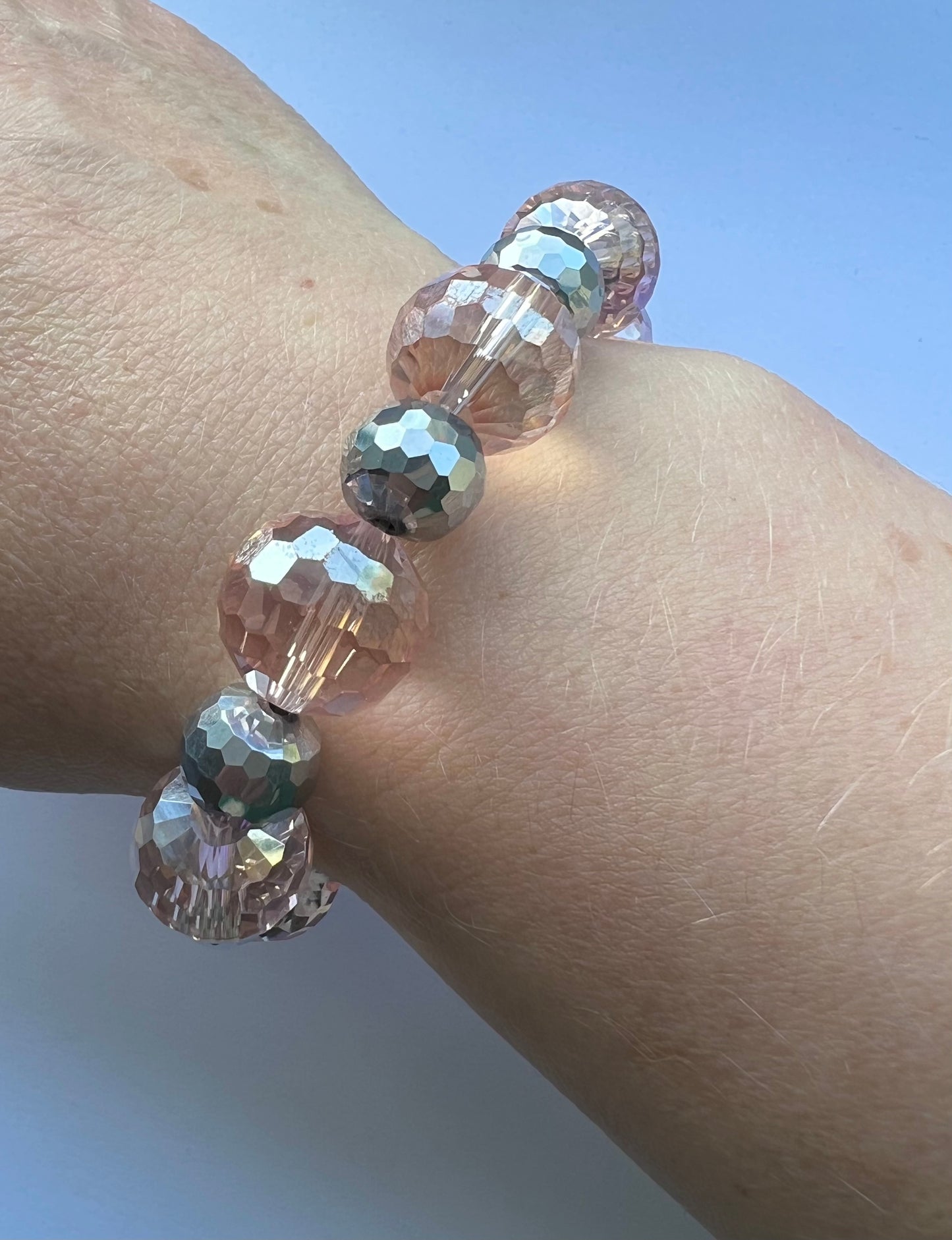 sparkly disco bracelet