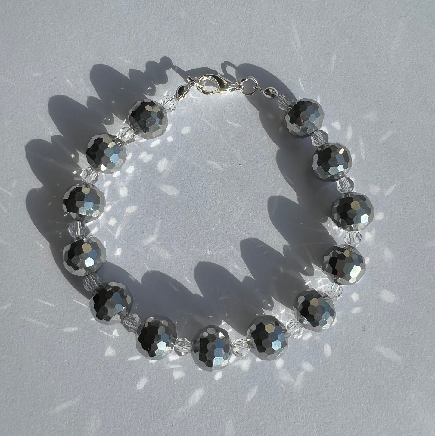 Disco ball bracelet