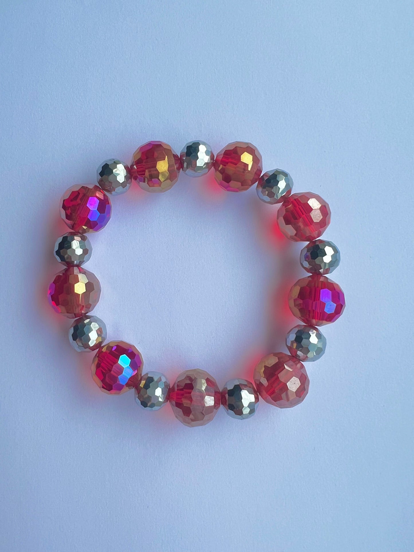 Sparkly crystal red bracelet