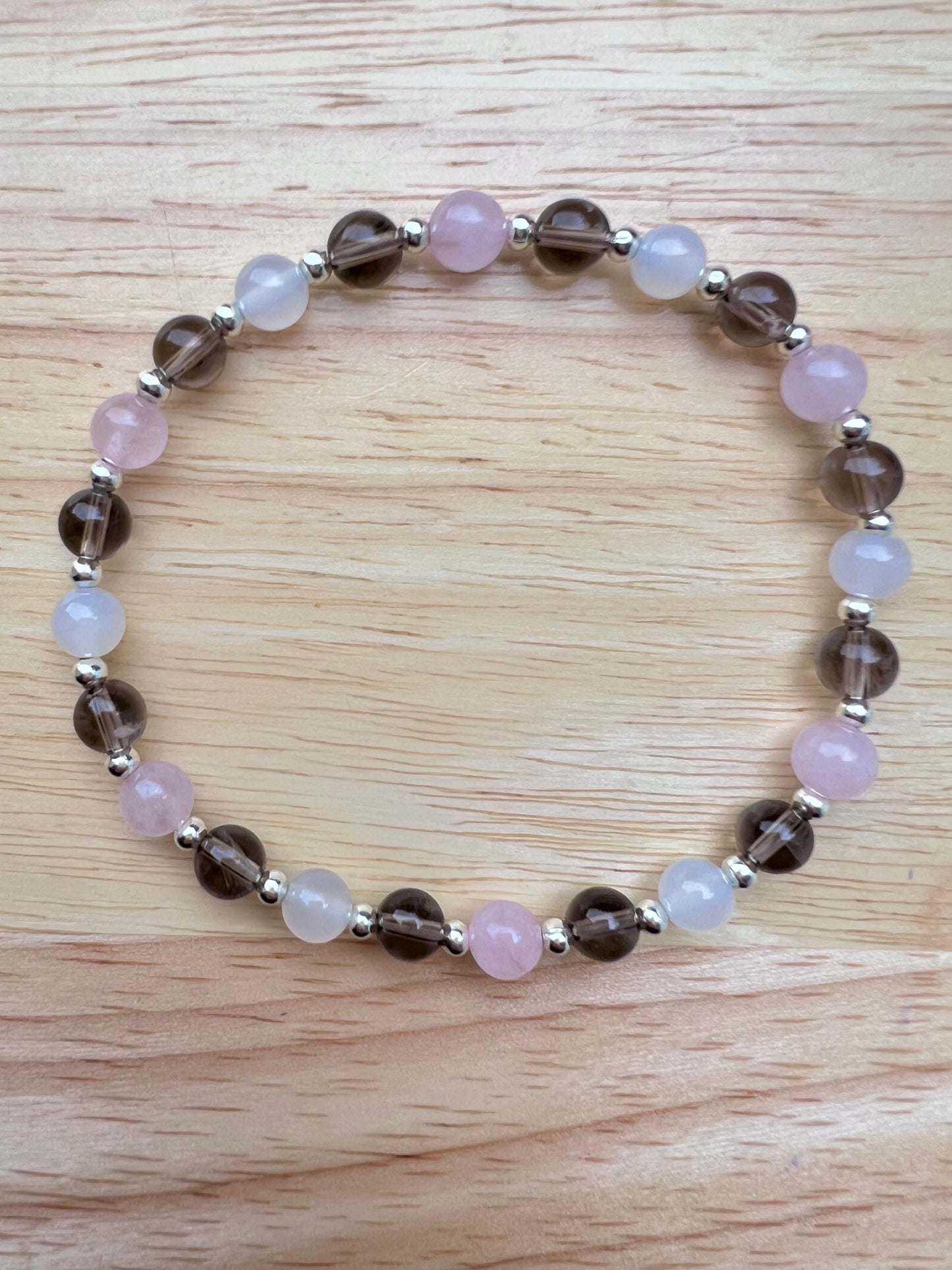 Crystal bead stretch bracelet