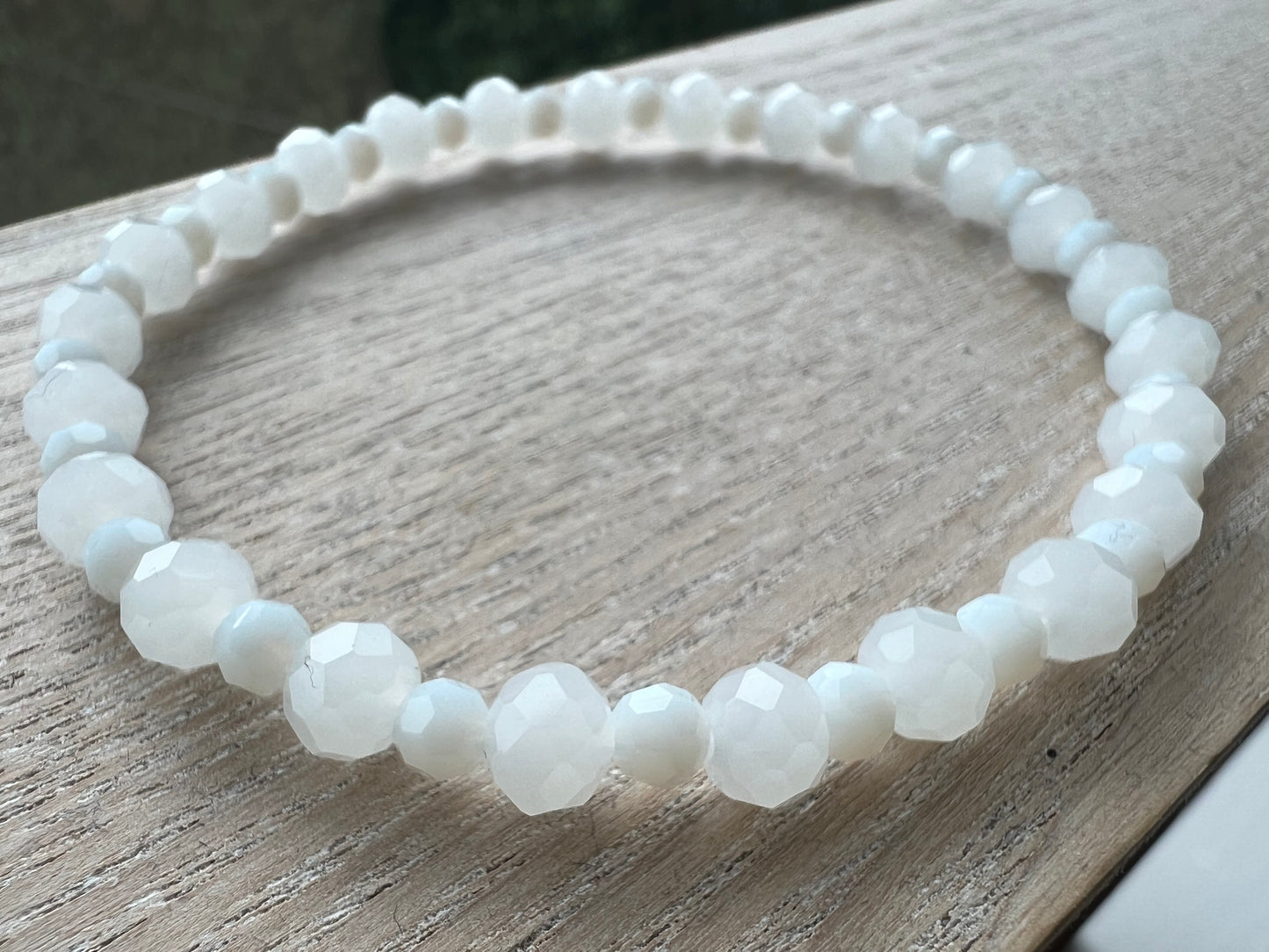 White crystal bracelet