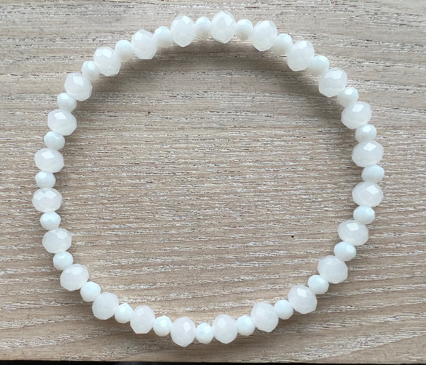 White crystal bracelet