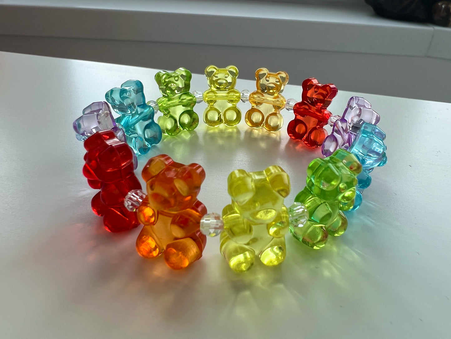 Gummy bear stretch bracelet