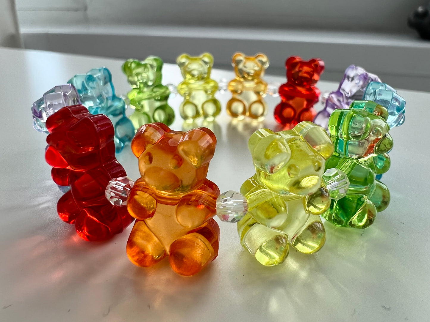 Gummy bear stretch bracelet